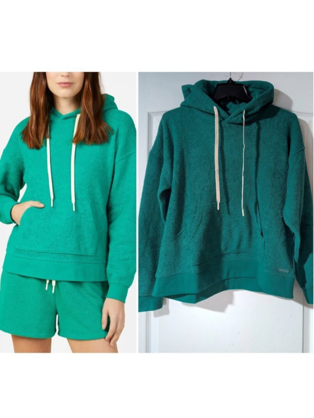 NWT Outerknown | Women's Hightide Hoodie In Ultra Marine Green